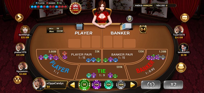 Giới thiệu và kinh nghiệm chơi Baccarat cổng game Go88