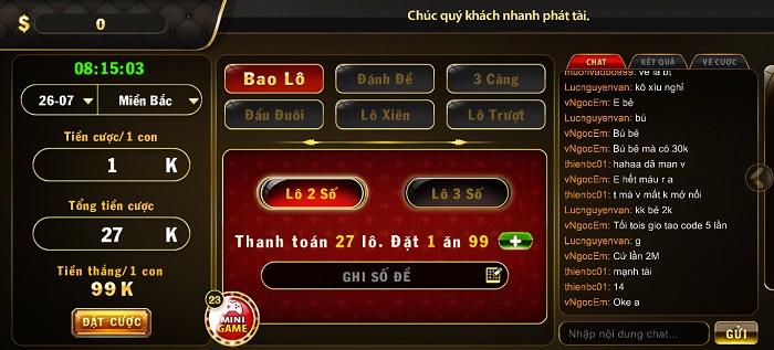 Giới thiệu và kinh nghiệm chơi Lô Đề cổng game Go88